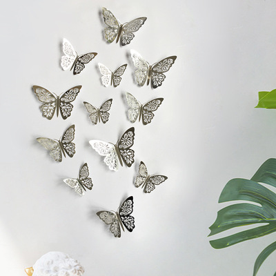 Metallic 3D Wall Butterfly Stickers | Aesthetic Decor Shop