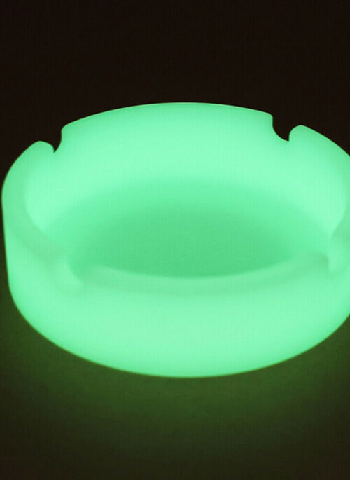 Round Silicone Glow in the Dark Ashtray