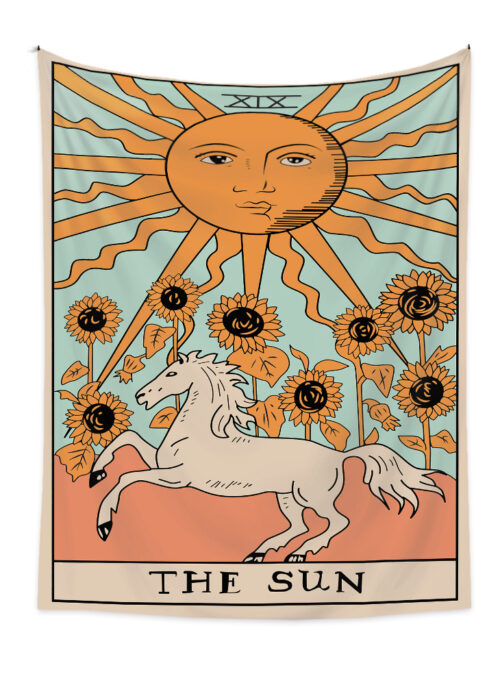 Tarot Card “The Sun” Tapestry