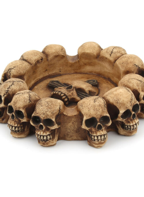 Ashtray with Mini Skull Around