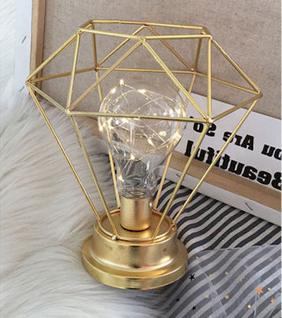 Diamond Shaped Iron Lamp | Aesthetic Decor Shop