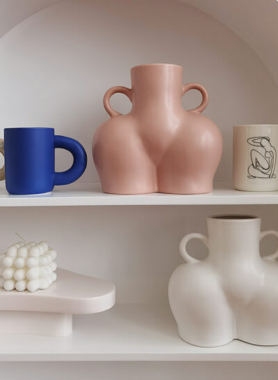Hips and Bum-Shaped Ceramic Vases