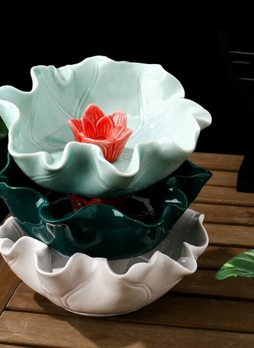 Ceramic Lotus Ashtray