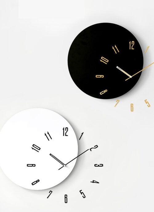 Distorted-Shaped Wall Clock