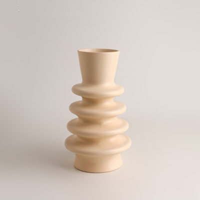 Ceramic Layered Circle Vases | Aesthetic Decor Shop