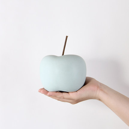 Pastel Ceramic Apple Figurines | Aesthetic Decor Shop