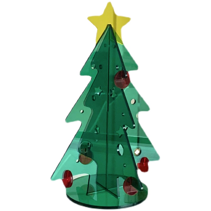 Acrylic Detachable Christmas Tree | Aesthetic Decor Shop