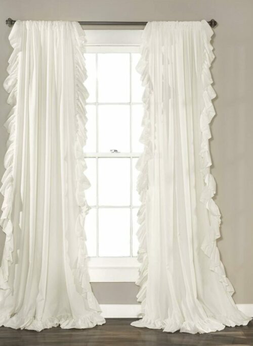 Curtain with Side Ruffles