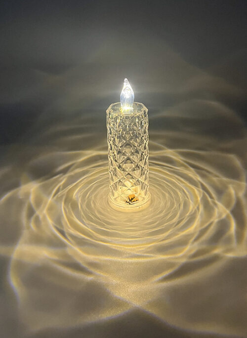 Diamond Pattern Candle Lamp