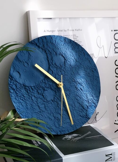 Moon Texture Clock